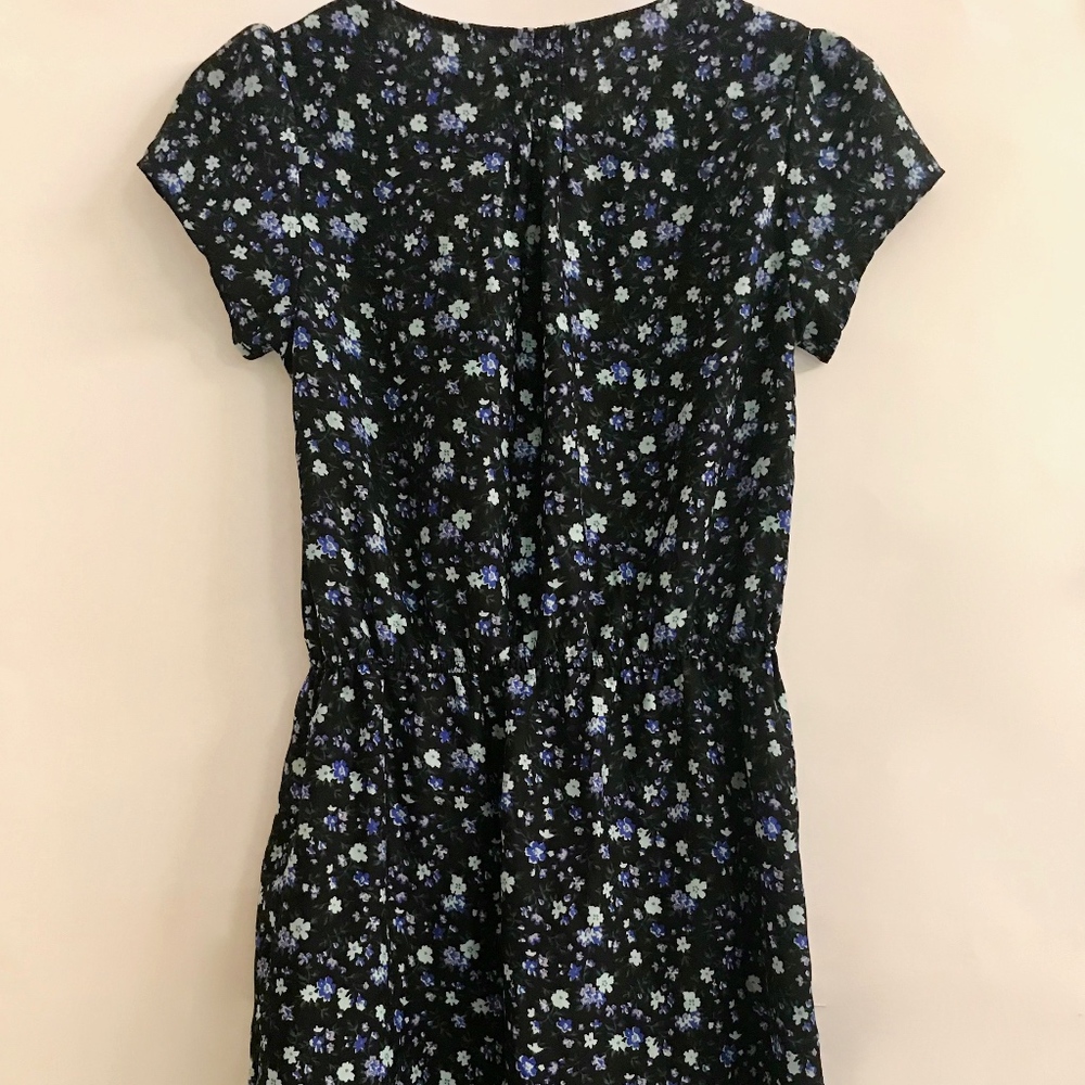 Urban Outfitters blue floral mini dress - Picture 3 of 4